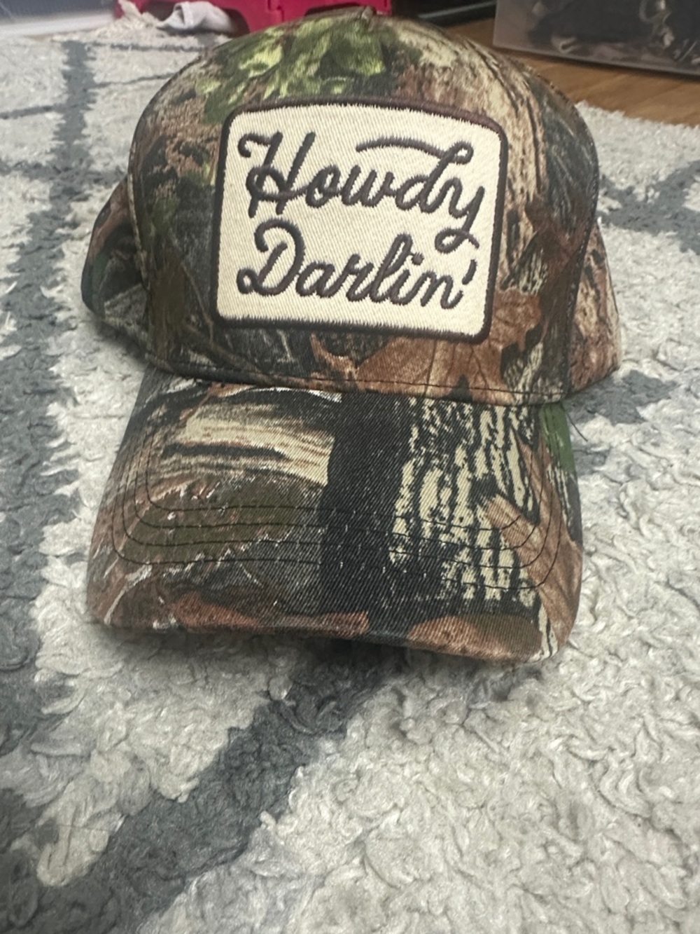 Howdy Darlin' Camo Baseball Cap